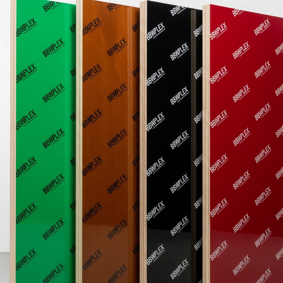 Film-faced plywood and panel products